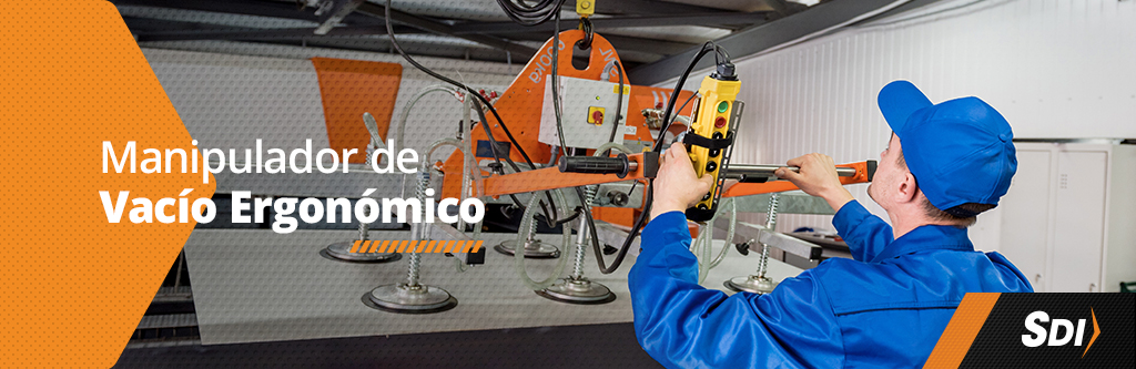 Manipulador de vacío ergonómico