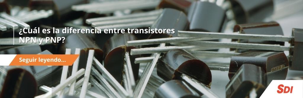 diferencia entre un transistor NPN y un transistor PNP