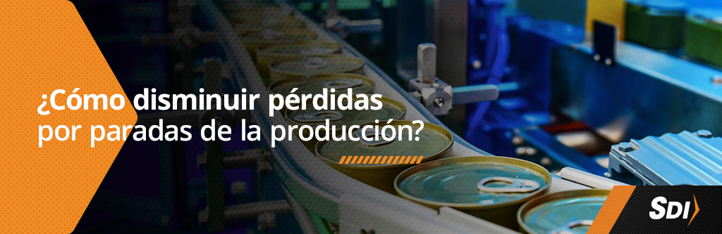 pérdidas por paradas de producción