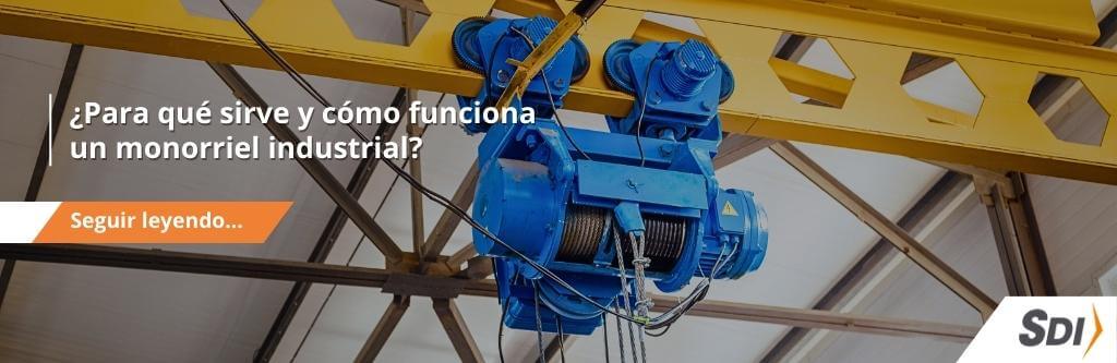 ¿Para qué sirve y cómo funciona un monorriel industrial? 3 Qué es un monorriel industrial