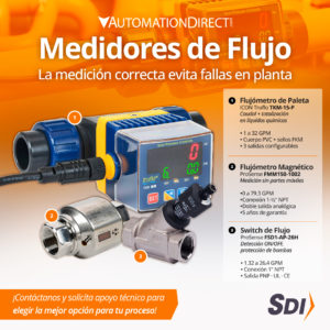 medidores de flujo industriales automation direct
