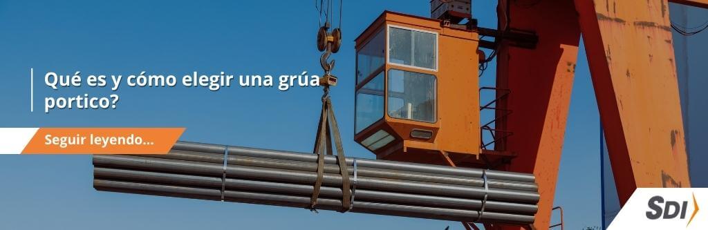Qué se entiende por grúa pórtico