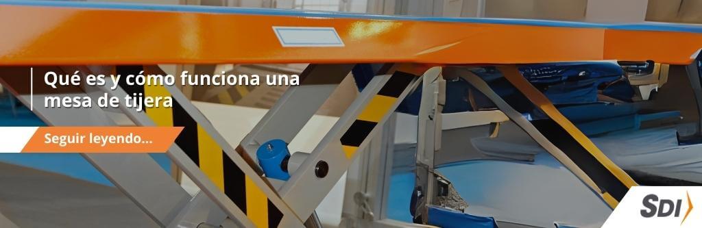 Qué es una mesa de tijera