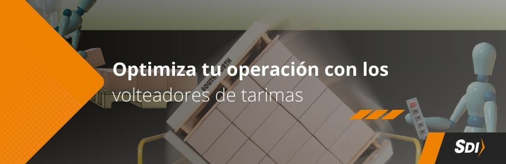 optimiza tu proceso con un volteador de tarimas