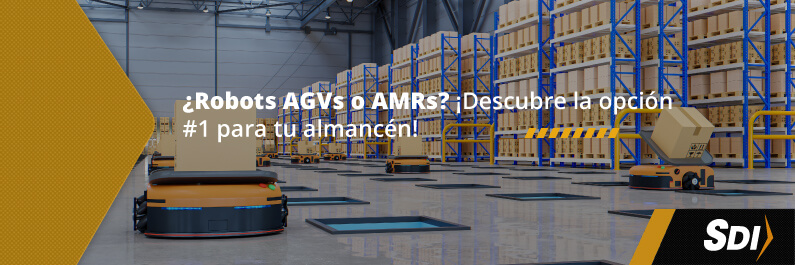 ¿Robots AGVs o AMRs? ¡Descubre la opción #1 para tu almacén! 🚀 📦 1 blog-amrs-o-agvs-manejo-de-materiales