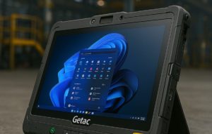 Vista Angular de una de las Tablets Industriales para diferentes procesos