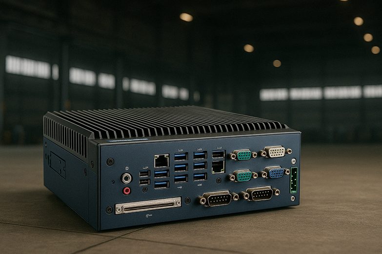 fanless computer usada en entornos industriales exigentes