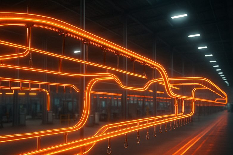 Conveyors Aéreos: Crea Confianza en tu Logística con estas 8 Razones para Usarlos 1 Conveyors aereos para uso industrial