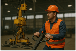 Ergonomía en un trabador de procesos pesados
