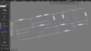 transporte shuttle Montrac