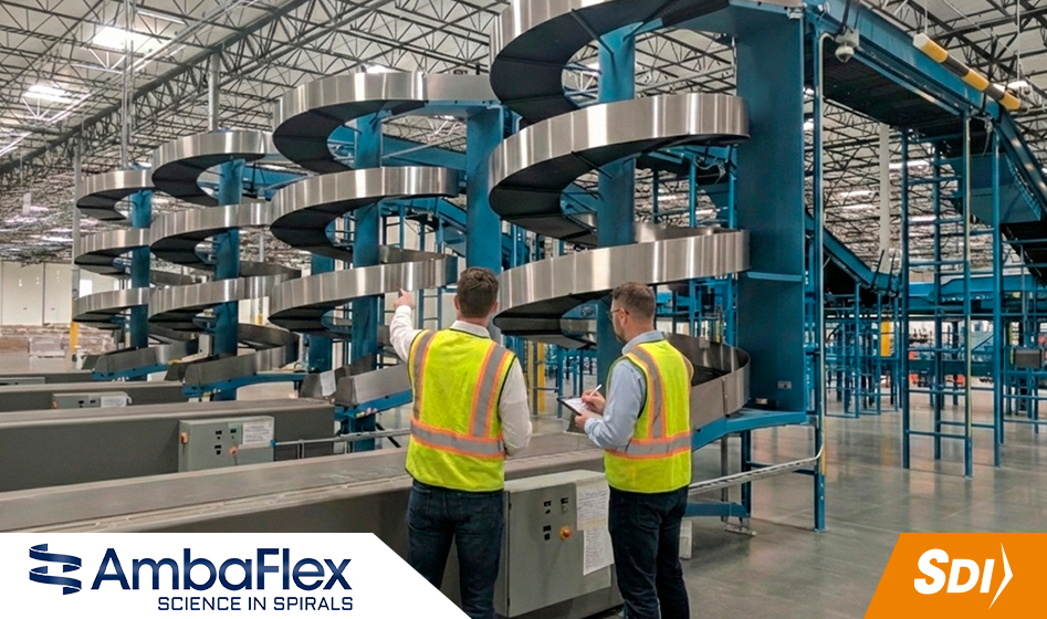 Conveyors AmbaFlex: La ciencia del movimiento helicoidal y de acumulación 1 Conveyors-Ambaflex-SDI-Mexico