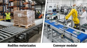 Conveyors de rodillos industriales y modulares: como elegir el sistema correcto para tu planta 7 comparativo conveyor rodillos industriales vs modular seleccion tecnica manufactura sdi