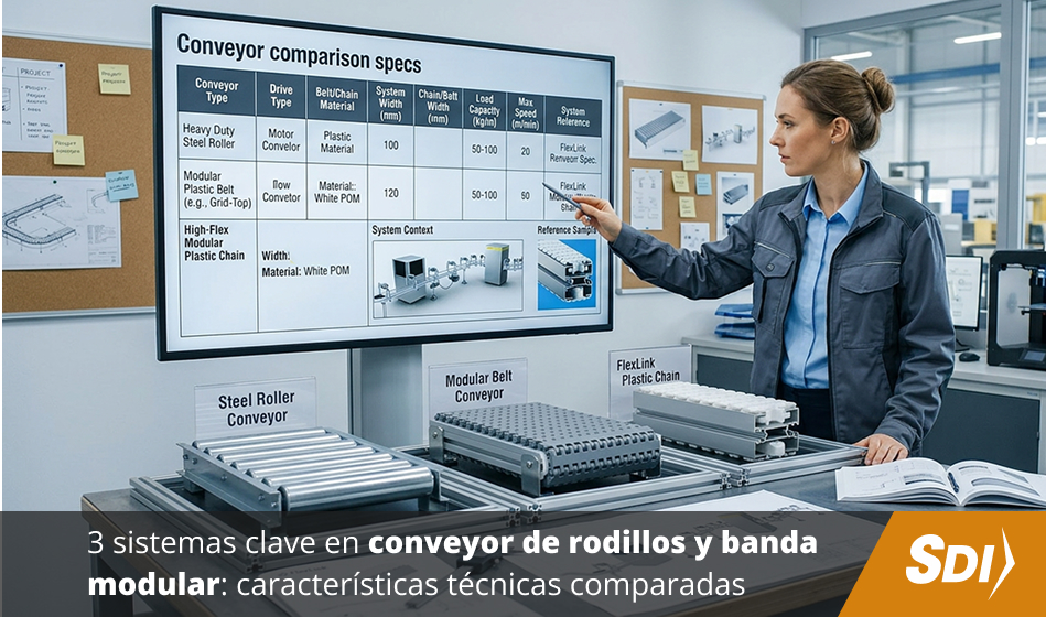3 sistemas clave en conveyor de rodillos y banda modular: características técnicas comparadas 1 conveyor de rodillos y banda modular blog