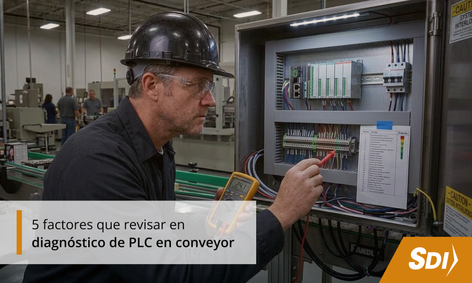 Blog industrial 40 diagnóstico de PLC en conveyor 5 factores que revisar cuando el sistema deja de responder sdi