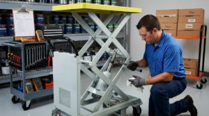mantenimiento mesa levante sistema hidraulico mecanico electrico inspeccion industrial tijera sdi